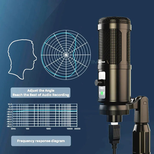 CABLETIME USB Professional Microphone