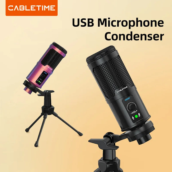 CABLETIME USB Professional Microphone