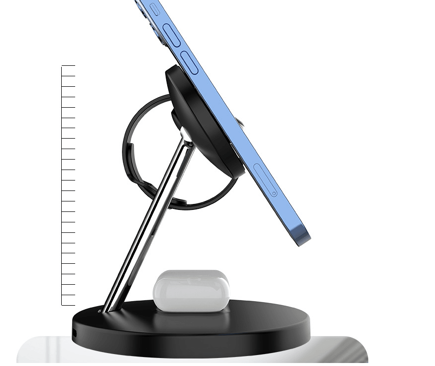 Three In One Magnetic Wireless Charger - Office Cozy